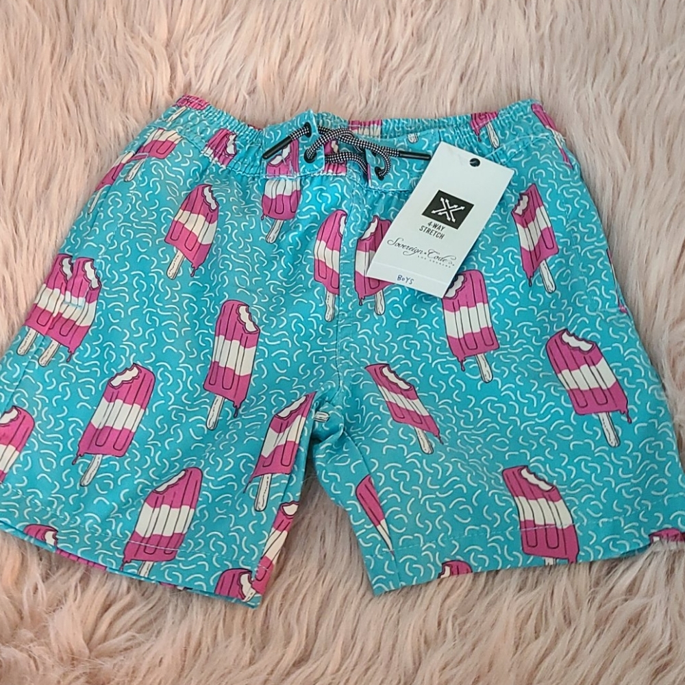 Sovereign Code Disruptor Swim Shorts in Popsicle